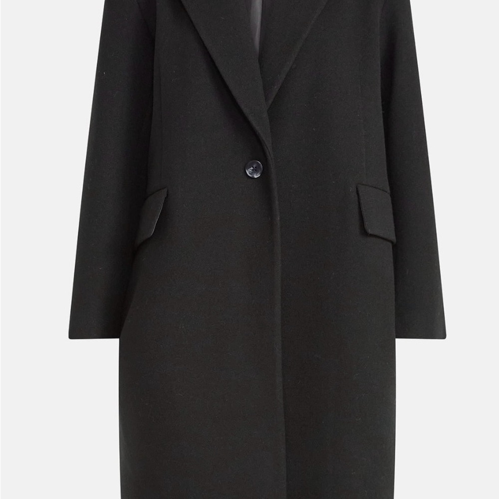 Classic Scoop Black Soot Women's Faux WoolCoat Size XXL 20